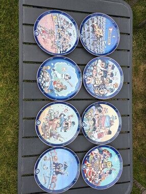 Gary Patterson Ultimate Mariners Fan Plates Set of 8 Sports Impressions Seattle